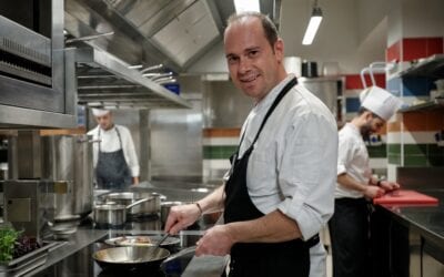 Lo Chef Fabio Cordella presenta la nuova stagione di forme e colori a La Veranda del Color