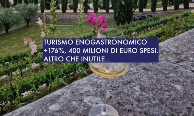Turismo enogastronomico: +176% negli ultimi 10 anni ed è tutto merito nostro!