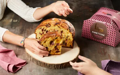 Pasticceria Filippi, la novità 2025 è il Panettone lamponi e cioccolato fondente