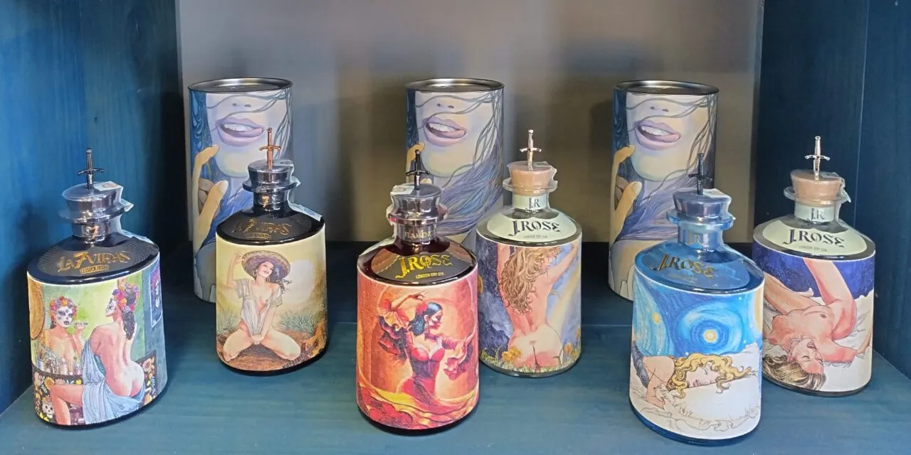 J.Rose, il gin che ha reso il suo packaging un’opera d’arte